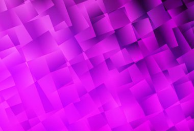 Eşkenar dörtgenli hafif Mor vektör arkaplanı. Dikdörtgenleri ve kareleri olan güzel bir çizim. İş ilanınız için akıllı tasarım.