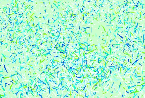 Bleu Clair Fond Vectoriel Vert Avec Des Rayures Fines Illustration — Image vectorielle
