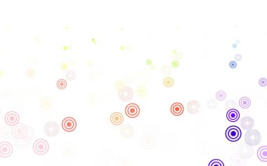 Kabarcıklı hafif çok renkli vektör arkaplanı. Bulanık dekoratif tasarım baloncuklu soyut tarzda. İş ilanınız için tasarım.