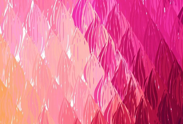 Rose Pâle Fond Vectoriel Jaune Avec Des Lignes Irisées Illustration — Image vectorielle