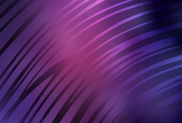 Dark Purple Fondo Vectorial Rosa Con Líneas Irónicas Ilustración Colorida — Vector de stock