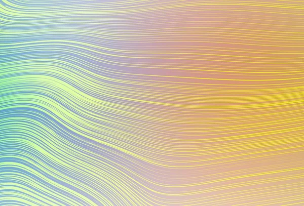 Bleu Clair Jaune Vecteur Abstrait Texture Brillante Illustration Abstraite Colorée — Image vectorielle