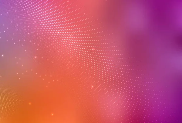 Светло Розовый Желтый Вектор Размытый Декоративный Дизайн Стиле Моды Пузырями — стоковый вектор