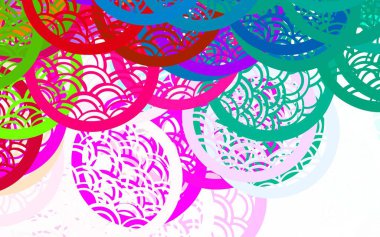 Light Multicolor vektörü baloncuklu soyut tarzda dekoratif tasarımı bulanıklaştırdı. Bulanık dekoratif tasarım baloncuklu soyut tarzda. Web siteniz için basit tasarım.