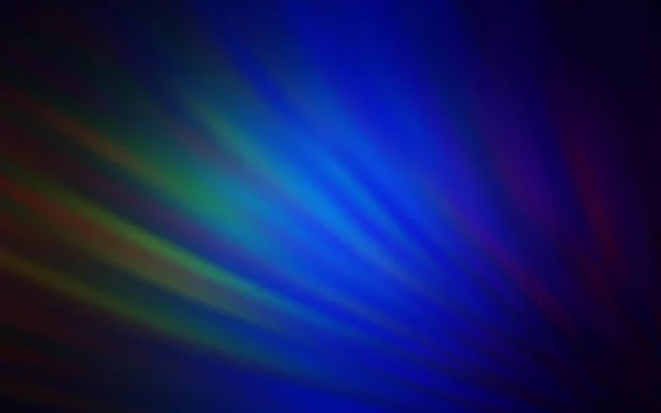 Σκούρο Μπλε Πράσινη Διανυσματική Υφή Χρωματιστές Γραμμές Πολύχρωμο Λαμπερό Εικονογράφηση — Διανυσματικό Αρχείο