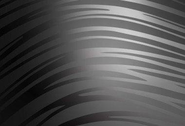 Eğri çizgileri olan açık gri vektör arkaplan. Eğimli çizgileri olan zarif parlak bir illüstrasyon. Posterler ve afişler için iş tasarımı.