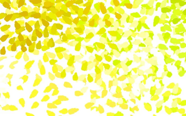 Jasnozielone Żółte Tło Wektorowe Abstrakcyjnych Kształtach Prosta Kolorowa Ilustracja Abstrakcyjnych — Wektor stockowy
