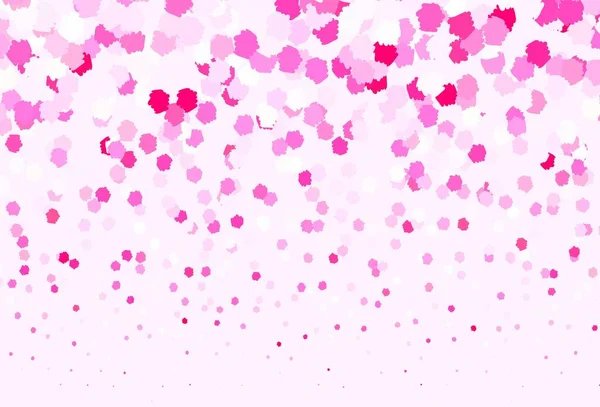 Світло Рожевий Векторний Візерунок Випадковими Формами Декоративний Дизайн Абстрактному Стилі — стоковий вектор