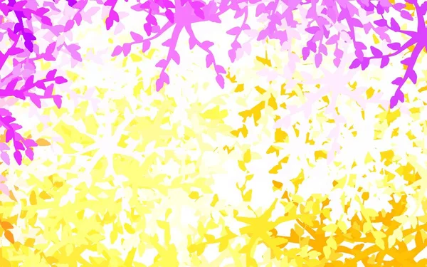 Светло Розовый Желтый Вектор Искушают Хаотичными Цветами Иллюстрация Красочными Градиентными — стоковый вектор