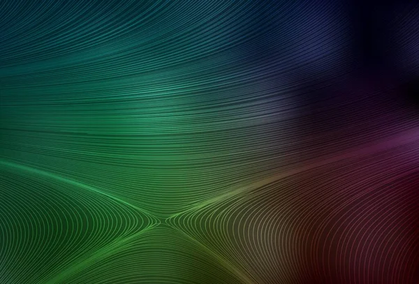 Düz çizgileri olan koyu yeşil vektör düzeni. Renkli çubuklarla, soyut çizimler. İş ilanınız için akıllı tasarım.