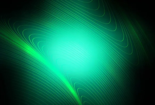 Темно Зеленый Векторный Узор Мокрыми Линиями Красочный Геометрический Образец Градиентными — стоковый вектор