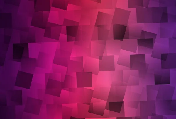 Светло Фиолетовый Розовый Векторный Узор Квадратном Стиле Блестящие Абстрактные Иллюстрации — стоковый вектор