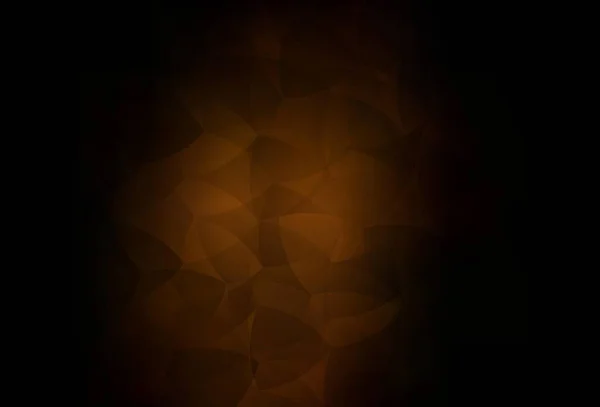 Σκούρο Καφέ Διάνυσμα Αφηρημένο Πολυγωνικό Φόντο Λαμπερή Πολυγωνική Απεικόνιση Που — Διανυσματικό Αρχείο