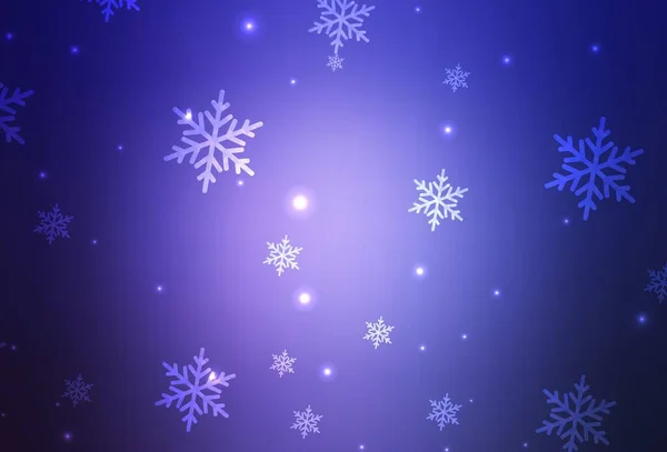 Світло Фіолетовий Векторний Шаблон Карнавальному Стилі Сучасні Абстрактні Різдвяні Форми — стоковий вектор