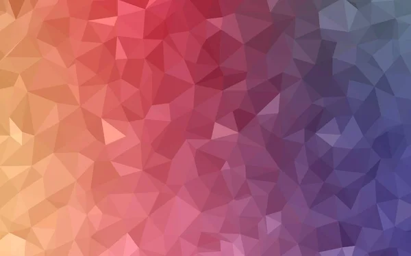 Hellrosa Blauer Vektorpolygonaler Hintergrund Elegante Helle Polygonale Illustration Mit Farbverlauf — Stockvektor