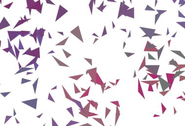 Üçgenli ışık çok renkli vektör arkaplanı. Üçgen şekilli ışıltılı soyut çizimler. İniş sayfası için modern şablon.