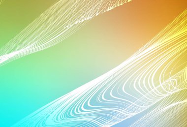 Açık mavi, sarı vektör renkli bulanık arkaplan. Renkli soyut çizimler ve gradyan. Web siteniz için bulanık tasarım.