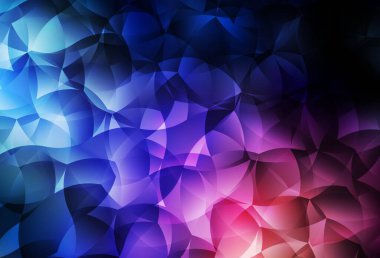 Koyu mavi, kırmızı vektör üçgen mozaik doku. Çokgen soyut çizim ve gradyan. Web siteniz için yeni bir doku.