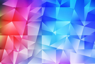 Işık çok renkli vektör mozaik şablonu. Üçgenli modern soyut çizim. Arkaplanlarınız için desenli desen.