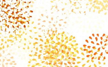 Soyut biçimlerde açık sarı vektör dokusu. Modern tarzda değişen renkli kaotik formlar. Bir cep telefonu için arka plan.