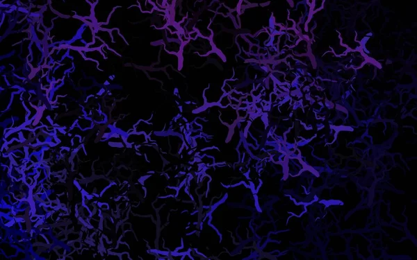 Koyu mor vektör doğal desenli yapraklar, dallar. Yaprakları ve dalları olan parlak renkli çizimler. Ağ ve ambalaj için elle boyanmış tasarım.