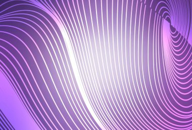 Renkli çizgileri olan açık mor vektör dokusu. Soyut şablon üzerinde çizgileri olan renkli, parlak bir illüstrasyon. Reklamınız, posteriniz, afişiniz için en iyi tasarım.