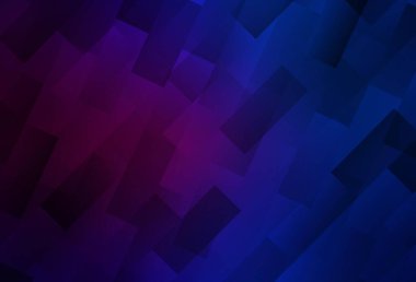 Koyu pembe, eşkenar dörtgenli mavi vektör arkaplan. Soyut arkaplanda dikdörtgenler ve renkli gradyanlar. Reklamlar için desen.