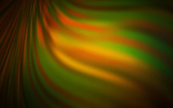 Donkergroen Geel Vector Abstract Helder Patroon Een Elegante Heldere Illustratie — Stockvector