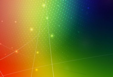 Dark Multicolor vektörü soyut tarzda baloncuklu dekoratif tasarımı bulanıklaştırdı. Soyut arka planda bulanık kabarcıklar ve renkli gradyan. Bir cep telefonu için duvar kağıdı.