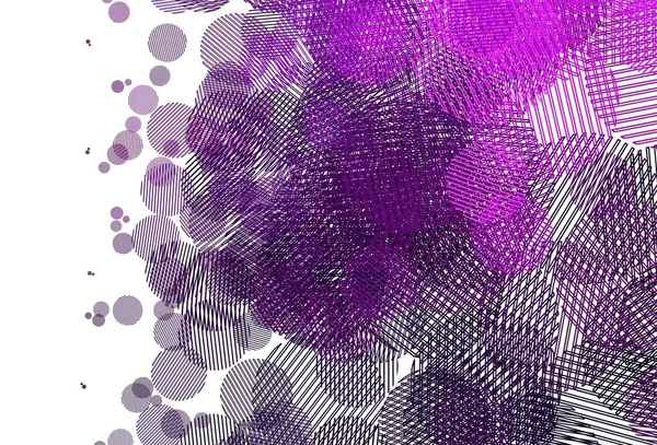 Hellrosa Vektorhintergrund Mit Flecken Unscharfe Blasen Auf Abstraktem Hintergrund Mit — Stockvektor