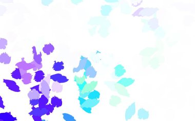 Açık mavi, soyut şekilli yeşil vektör dokusu. Soyut tarzda rengarenk gradyan şekilleri olan bir resim. Duvar kağıtları için zarif tasarım.