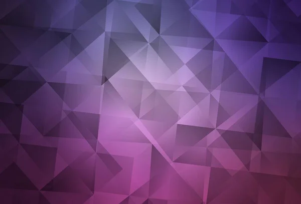 Modèle Polygonal Abstrait Violet Clair Vecteur Rose Illustration Créative Demi — Image vectorielle