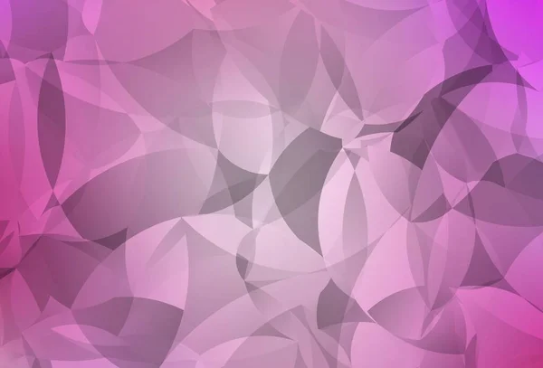 Světle Růžový Vektor Nízko Poly Layout Trojúhelníkový Geometrický Vzorek Gradientem — Stockový vektor