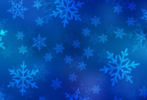Hellblaues Vektorlayout Neujahrsstil Moderne Abstrakte Weihnachtsstimmungen Prägen Das Bild Muster — Stockvektor