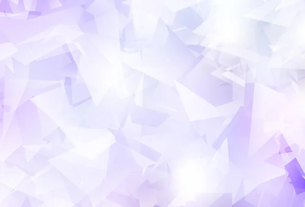 Светло Фиолетовый Векторный Многоугольный Фон Яркая Красочная Иллюстрация Треугольниками Новый — стоковый вектор