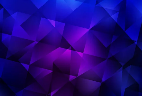 Modèle Polygonal Vecteur Violet Foncé Rose Illustration Géométrique Style Origami — Image vectorielle