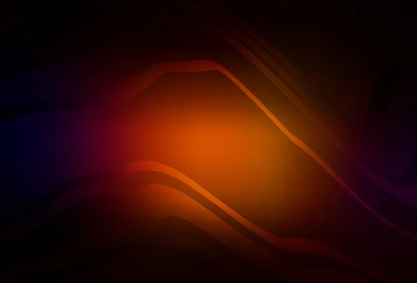 Σκούρο Κόκκινο Διάνυσμα Φόντο Γραμμές Ολοκαίνουργιο Πολύχρωμο Εικονογράφηση Καμπύλο Στυλ — Διανυσματικό Αρχείο