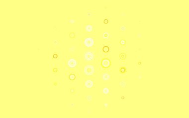 Dairesel açık kırmızı vektör şablonu. Renkli su damlaları olan modern soyut çizimler. Fütürist reklamlar ve kitapçıklar için şablon.