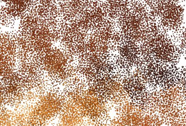 Soyut şekilli koyu turuncu vektör dokusu. Rastgele şekillerle soyut tarzda dekoratif tasarım. Bir cep telefonu için arka plan.