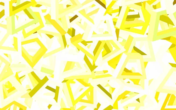 浅绿色 黄色矢量背景与孟菲斯形状 色彩斑斓的混乱形式 带有现代风格的渐变 壁纸精美的设计 — 图库矢量图片
