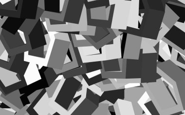 Altıgenli Light Gray vektör arkaplanı. Renkli altıgenli bulanık arkaplan. Duvar kağıtlarının dokusu için desen.