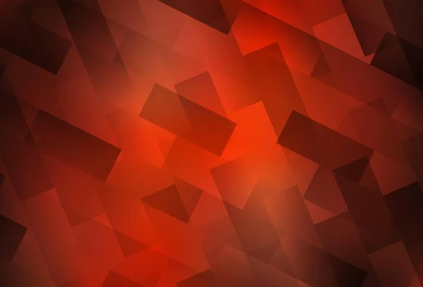 Světle Červené Vektorové Pozadí Polygonálním Stylu Abstraktní Gradient Ilustrace Obdélníky — Stockový vektor