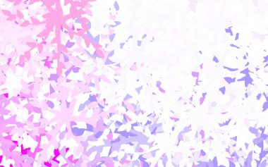 Açık Mor, soyut şekilli pembe vektör dokusu. Modern tarzda değişen renkli kaotik formlar. Web siteniz için basit tasarım.