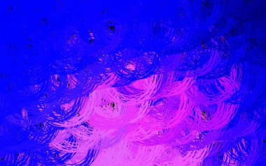 Koyu pembe, mavi vektör arkaplan ve ince çizgiler. Soyut ve gradyan renkte renkli çizimler. Fikirlerin için bir örnek..