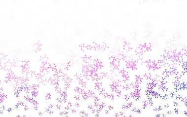 Açık Pembe, kırmızı vektör arkaplanı ve yapay zeka verileri. Parlak renkli bir illüstrasyon ve yapay zekanın gerçek yapısı. Teklif verilerinin tanıtımı için akıllı tasarım.