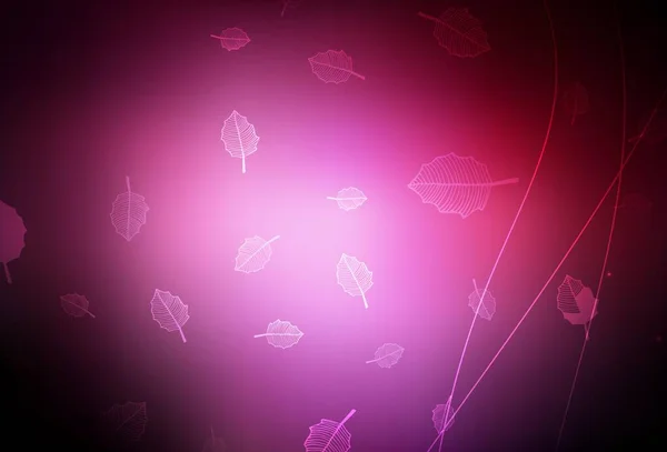 Σκούρο Ροζ Διάνυσμα Κομψή Ταπετσαρία Δέντρα Κλαδιά Μια Κομψή Φωτεινή — Διανυσματικό Αρχείο