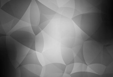 Üçgenli Light Gray vektör arkaplanı. Soyut arkaplanda renkli eğimli üçgenler. Kartvizitiniz için modern tasarım.