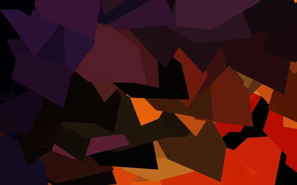 Dark Pink Yellow Vector Background Triangles Glitter Abstract Illustration Triangular — Stock Vector