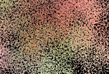 Koyu pembe, tekrarlanan çubuklu sarı vektör şablonu. Bulanık dekoratif tasarım basit bir şekilde çizgilerle. Reklam, kitapçıklar, broşürler için desen.