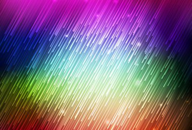 Parlak çizgili koyu renkli vektör arkaplanı. Bulanık dekoratif tasarım basit bir şekilde çizgilerle. Reklamlar, posterler, afişler için desen.